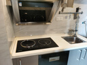 熱情好太太4400W瓦猛火大功率智能體感人機交互平凹面家用雙頭電磁爐電陶一體灶臺鑲嵌入式爆炒隔空操控節能 左凹電磁3500W右平電陶2500W 智能觸控款 曬單實(shí)拍圖
