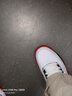 耐克男子輕便運動鞋冬季緩震經(jīng)典時尚NIKE FLIGHT LEGACY BQ4212 100白/黑-大學紅 42.5 曬單實拍圖