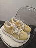 達芙妮黃色芭蕾德訓鞋女秋冬厚底松糕阿鞋子甘小個(gè)子高級感老爹鞋 黃色 36 曬單實(shí)拍圖