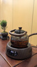 全度玻璃提梁壺家用小型電陶爐煮茶器燒水壺大容量保溫玻璃茶壺 提梁壺（煙灰色）+康米電陶 曬單實(shí)拍圖