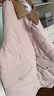 森馬（Semir）棉服女冬季中長(cháng)款輕薄寬松拼接燈芯絨翻領(lǐng)插肩袖棉衣101724112007 曬單實(shí)拍圖