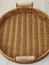 幾物森林 藤編茶點(diǎn)盤野餐中式點(diǎn)心盤油炸盤果盤零食盤干果盤小吃盤水果盤 曬單實(shí)拍圖