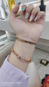 丹尼爾惠靈頓（DanielWellington）DW手鏈女  星河系列簡約環(huán)扣配飾 七夕情人節(jié)禮物送女友 曬單實(shí)拍圖