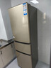 海爾（Haier）節能冰箱三開(kāi)門(mén)家用風(fēng)冷無(wú)霜/直冷節能三門(mén)電冰箱一級新能效省電以舊換新電冰箱 219升三門(mén)三溫中門(mén)軟冷凍 曬單實(shí)拍圖