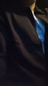nasawassup時尚潮流男裝一整套輕熟痞帥搭配商務休閑顯瘦西褲男士套裝夏季 726黑色(長袖) XL 建議130-145斤 曬單實拍圖