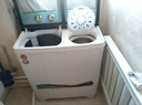 海棠純銅電機(jī)大容量半自動(dòng)洗衣機(jī)家用雙桶雙缸洗四件套窗簾毛巾毛毯商用賓館酒店老式不銹鋼以舊換新 【鋼波輪】15KG雙鋼桶 純銅電機(jī) 一鍵拆洗 曬單實(shí)拍圖