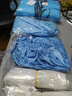 品之德 防靜電鞋套帶導電條 防滑底透氣防塵實(shí)驗室醫院機房無(wú)塵車(chē)間【藍色帶導電條5雙裝】 曬單實(shí)拍圖