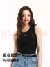 森馬（Semir）背心女短款蝴蝶結溫柔夏季2025新款時(shí)尚緊身繡花圓領(lǐng)上衣百搭 黑色90001 S 曬單實(shí)拍圖