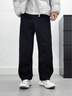 森馬（Semir）休閑褲男發(fā)熱抑菌針織衛(wèi)褲寬松直筒褲25冬長褲子百搭109725127104 曬單實(shí)拍圖