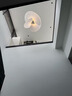 鴻登意大利Luceplan旋轉樓梯燈別墅loft復式樓中空客廳吧臺餐廳蠶絲燈 直徑100CM蠶絲吊燈（帶光源） 曬單實(shí)拍圖