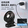 ALittleFlower【露營(yíng)風(fēng)扇】桌面usb小風(fēng)扇辦公室學(xué)生宿舍床上車(chē)載戶(hù)外嬰兒車(chē)夾式小型電扇臺式大風(fēng)力制冷 曬單實(shí)拍圖