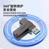 ThinkPlus聯(lián)想優(yōu)盤(pán)256GB Type-C USB3.2 雙接口U盤(pán)手機(jī)電腦通用大容量 辦公商務(wù)u盤(pán)TPU301系列 曬單實(shí)拍圖