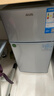 奧克斯小冰箱家用小型迷你冷藏冷凍兩用出租房宿舍用節能省電寢室辦公室電冰箱 【升級凈化去味】30A146DW銀【節能省電】 曬單實(shí)拍圖