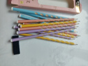 晨光(M&G)文具 洞洞鉛筆12支HB 小學(xué)生鉛筆 寫字繪圖兒童正姿矯姿 三角木桿沾頂 馬卡龍色AWP30763開學(xué) 曬單實(shí)拍圖