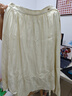 ELLE法式垂墜感亞麻半身裙女2025夏新款小眾時(shí)髦萊賽爾天絲a字裙 淡黃 L 曬單實(shí)拍圖