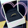 DE BEERS 戴比爾斯 DB Classic 18K黃金戒指情侶對戒2mm 18K黃金戒指結婚對戒2mm 49 曬單實(shí)拍圖