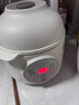 美的（Midea）電燉鍋1-2人電燉盅隔水燉鍋家用燕窩燉盅陶瓷燉湯盅電燉鍋嬰兒輔食小燉鍋煲湯電燉鍋電砂鍋煲湯鍋 1L 【1L=3碗 防燙把手】DZE1066 曬單實(shí)拍圖