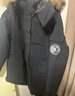 駱駝（CAMEL）【王俊凱同款】戶外羽絨服冬季新款連帽羽絨衣中長(zhǎng)款保暖防風(fēng)外套 AA12264035D，幻影黑，男 S 曬單實(shí)拍圖
