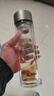 蘇泊爾玻璃杯純鈦抗菌泡茶杯一鍵開(kāi)蓋商務(wù)雙層茶水分離杯男士車(chē)載水杯 曬單實(shí)拍圖