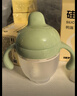 愛咔威（igroway）硅膠鴨嘴杯IKV嬰幼兒水杯吸管杯4個月大寶寶開學學飲杯 160ml 綠 曬單實拍圖