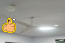 艾美特（AIRMATE） 吊扇家用電風扇工業(yè)56吋大吊扇客廳鐵葉吸頂扇1.4米FZ5615 白色 曬單實拍圖