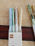 得力（deli）熊貓竹影系列按動(dòng)中性筆 秒干墨水 0.5mmST頭學(xué)生刷題筆考試筆辦公簽字筆 黑色4支/盒SA392 曬單實(shí)拍圖