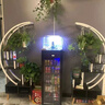 豪瑞森【廠家直銷】花架子客廳花盆架家用陽臺養(yǎng)花架多層室內(nèi)置物架 黑架白板(半月款) 曬單實(shí)拍圖