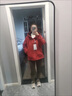 鴨鴨（YAYA）王一博同款羽絨服女短款2025冬季新款戶(hù)外連帽男女保暖外套YX 珊瑚紅色 S (165) 曬單實(shí)拍圖