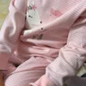 戴維貝拉兒童內(nèi)衣套裝秋季女童秋衣秋褲童裝小童寶寶家居服睡衣 曬單實拍圖