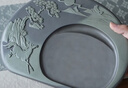 易水硯天然原石馬到成功硯臺純手工雕刻可研墨練字書法專用送禮硯可磨墨墨蝶磨盤墨汁大尺寸 曬單實拍圖