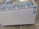 海爾（Haier）商用臥式大容量展示柜冰柜冷凍商超組合島柜玻璃門(mén)雪糕柜弧形門(mén)海鮮凍品 1.3米零下30℃冷凍427升一級能效 帶鎖帶腳輪 曬單實(shí)拍圖