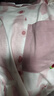 都市麗人睡裙女士睡衣女100%純棉夏季寬松印花口袋短袖圓領(lǐng)可外穿粉色L 曬單實(shí)拍圖