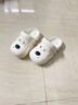 細細條（XIXITIAO）個(gè)性小狗包頭拖鞋女夏外穿可愛(ài)洞洞鞋防滑兩穿沙灘涼鞋男 白色【得意狗狗】 38-39 【標準碼】 曬單實(shí)拍圖