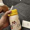 babycare兒童保溫杯嬰兒小松鼠寶寶1-3歲不銹鋼吸管水杯壺學生上學450ml 曬單實拍圖