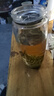希諾單層玻璃杯男家用辦公泡茶杯子過(guò)濾車(chē)載水杯XN-7716本色 430mL 曬單實(shí)拍圖