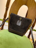 YUYULA牛皮包包女包水桶包通勤復古單肩斜挎包生日禮物高級感送女友老婆 曬單實(shí)拍圖