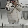 VEOX棉服女2025新款冬季兩件韓版學(xué)生寬松冬裝百搭加厚面包棉衣外套 米白色 M 100-125斤 曬單實(shí)拍圖