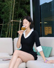 歡喜小熊嬰兒衣服寶寶冬季內(nèi)衣套裝兒童睡衣秋冬三層保暖純棉護(hù)肚高腰套 曬單實(shí)拍圖