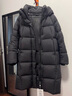 坦博爾【反季爆款】熱賣(mài)連帽羽絨服女中長(cháng)款加厚保暖上衣外套TBF530780J 黑色 160/84A 曬單實(shí)拍圖