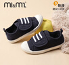 M1&M2童鞋女童帆布鞋男童室內鞋幼兒園室外小白鞋兒童鞋子女學(xué)步鞋398 深藍 30 適合腳長(cháng)18.5cm 曬單實(shí)拍圖