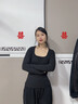 NBGLS品牌保暖內衣套裝女2025秋冬新款打底棉毛衫純色秋衣秋褲 黑色（中領(lǐng)）  M 【建議體重110斤以?xún)取?曬單實(shí)拍圖