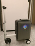 Airwheel愛爾威電動(dòng)行李箱可騎行拉桿箱可坐可代步鋁框箱包20英寸登機(jī)箱 曬單實(shí)拍圖