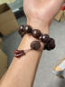 乘鯉印度小葉紫檀手串男女款多滿(mǎn)金星文玩佛珠手鏈高油密老料18mm 曬單實(shí)拍圖