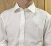 貓人襯衫男長(cháng)袖純色商務(wù)職業(yè)正裝男士棉質(zhì)白襯衫工裝外套休閑襯衣男 曬單實(shí)拍圖