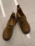 百思圖2025冬季商場(chǎng)新款牛皮擦色馬丁靴大黃靴休閑女短靴S2263DD5 駝色 36 曬單實(shí)拍圖