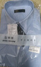 BLACKMONDAY純棉格子襯衫男短袖薄款全棉液氨抗皺免燙男士正裝商務(wù)休閑襯衣 曬單實(shí)拍圖