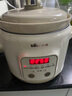 小熊（Bear）電燉鍋 電燉盅 煲湯鍋 燉湯鍋 電砂鍋 煮粥鍋 嬰兒熬粥家用可預約白瓷 2-4人用 DDG-E20M1米黃色2L 曬單實(shí)拍圖