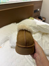 UGG秋季女士經(jīng)典舒適厚底毛拖包頭休閑懶人毛毛鞋勃肯鞋 1122550 CHE|栗色 37 曬單實(shí)拍圖