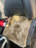 明仔 汽車(chē)坐墊冬季純羊毛坐墊可愛(ài)保暖毛皮一體厚羊毛座墊車(chē)用座椅墊 卡其色-前排坐墊1片 本款適用99%車(chē)型-下單備注車(chē)型 曬單實(shí)拍圖