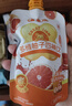 蓋獅果泥禮盒西梅藍(lán)莓混合口味100g*12袋兒童零食袋裝果汁 曬單實(shí)拍圖